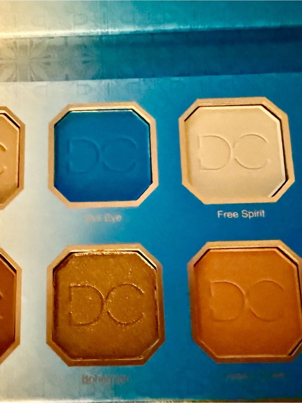 Dominique Cosmetics Blue Eyeshadow Palette